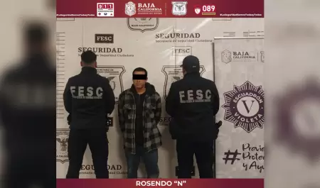 Detenido por agredir a su pareja en vivienda de Tijuana