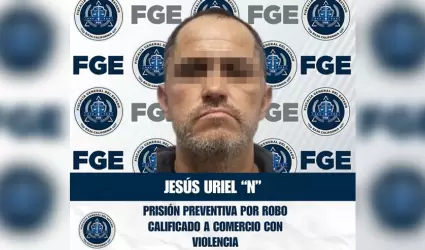 Detenido por robo a comercio ejecutado con violencia