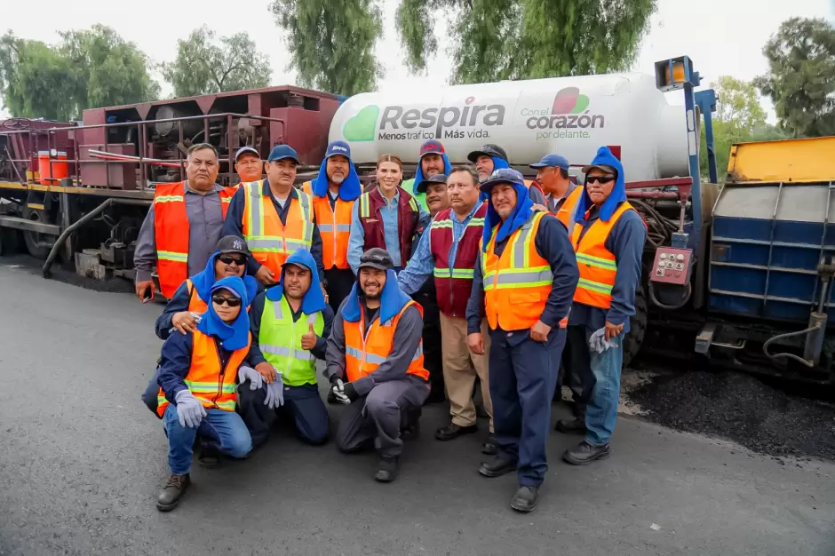 Programa hist�rico de bacheo estatal en coordinaci�n con municipios