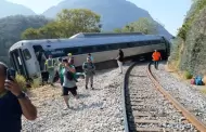 VIDEO Pasajeros graban desde el vag�n momento del descarrilamiento