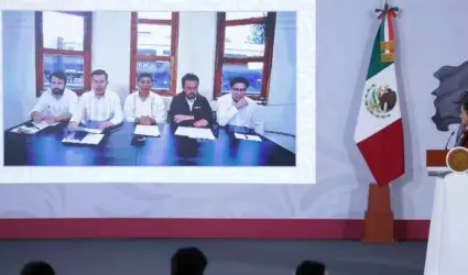 Claudia Sheinbaum y funcionarios del gobierno federal