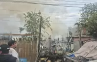 Atiende Bomberos de Tijuana incendio de viviendas en la colonia La Morita