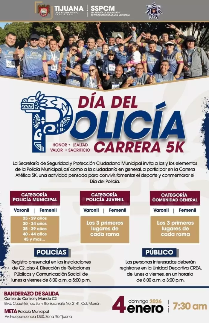 Carrera por el D�a del Polic�a
