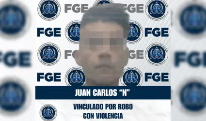 Vinculado a proceso por el delito de robo con violencia