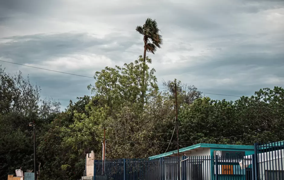 Fuertes vientos en la región