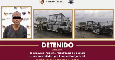 Detenido por preseunto incendio en yonque