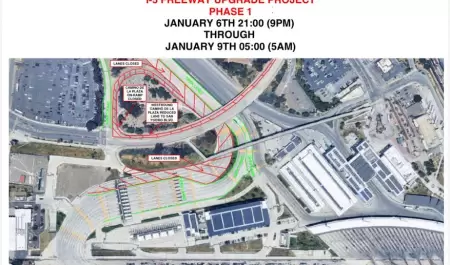 Las obras en la I-5 Sur se realizar�n en enero y afectar�n el acceso a la garita