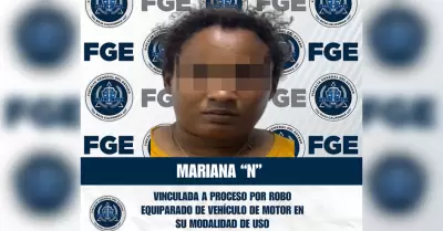 Vinculada a proceso por robo equiparado de veh�culo en Tijuana
