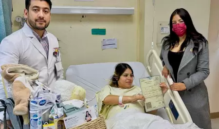 Tres primeros beb�s nacidos en 2026 con entrega de Actas de Nacimiento