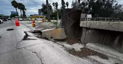 Socav�n junto a Palacio Municipal