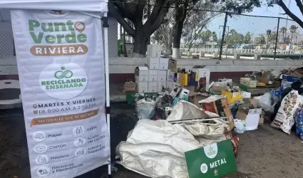 Logra Punto Verde m�s de 100 mil kilos recolectados
