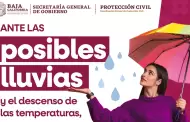 Informa Protecci�n Civil BC pron�stico de precipitaciones este fin de semana