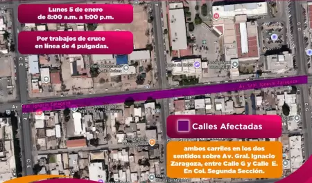 Cierre temporal de vialidad en la colonia Segunda Secci�n