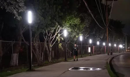 Sendero Seguro en el Parque de la Amistad