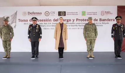 Refuerza Baja California la construcci�n de paz con nuevos mandos de la 2/a Zona