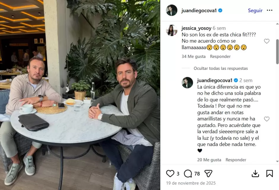 Respuesta de Juan Diego Covarrubias