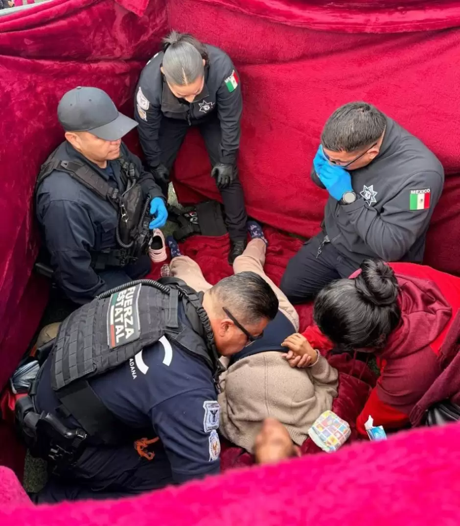 Agentes de la FESC auxilian a mujer en labor de parto en Ensenada