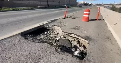 Socav�n v�a r�pida en Tijuana