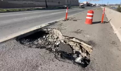 Socav�n v�a r�pida en Tijuana