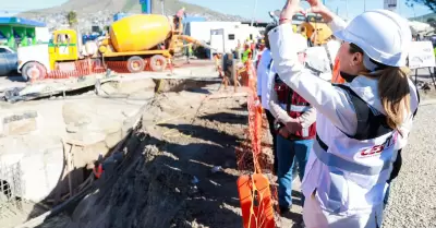 Supervisa gobernadora Marina del Pilar mantenimiento del acueducto Florido-Aguaj