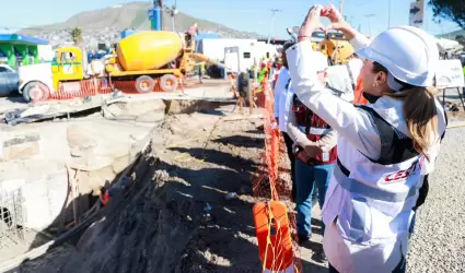 Supervisa gobernadora Marina del Pilar mantenimiento del acueducto Florido-Aguaj