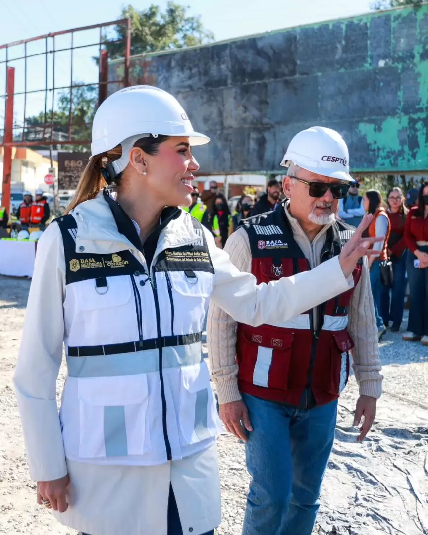 Supervisa gobernadora Marina del Pilar mantenimiento del acueducto Florido-Aguaje