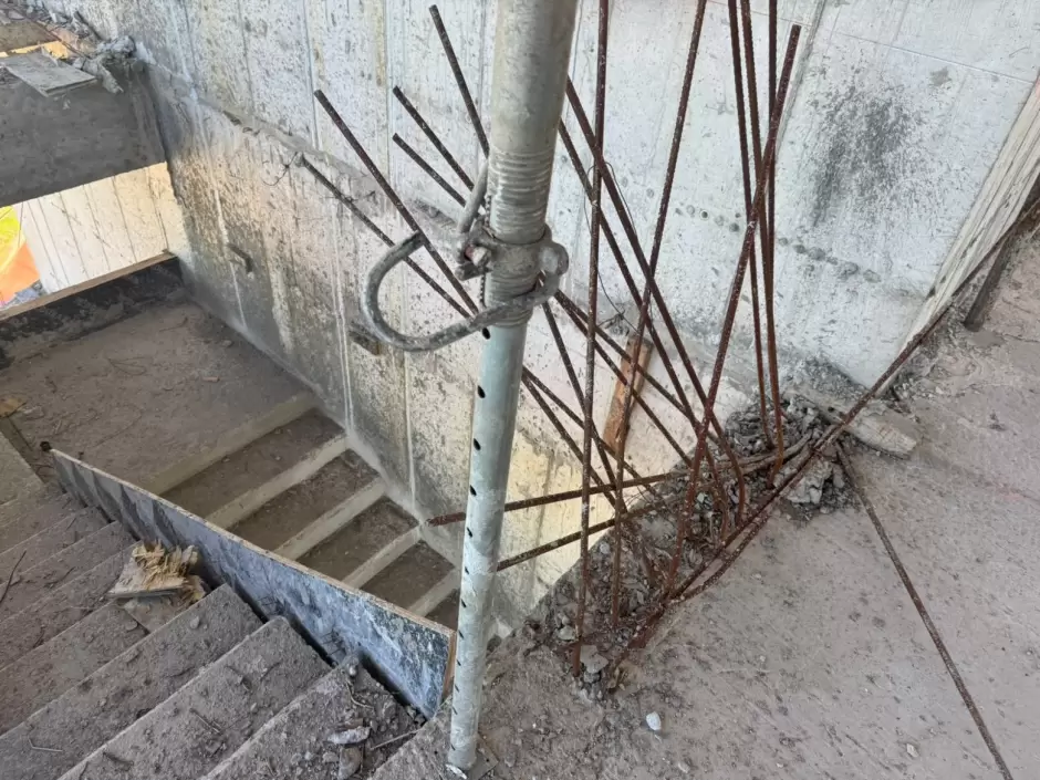 Obra de construcci�n en Punta Bandera clausurada por incumplir medidas de seguridad