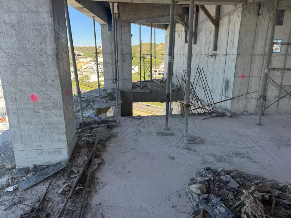 Obra de construcci�n en Punta Bandera clausurada por incumplir medidas de seguridad