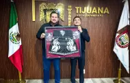 Recibe Ismael Burgue�o al tijuanense Jos� 'Chapul�n' Salas, Campe�n Mundial Gallo de la Federaci�n Internacional de Boxeo