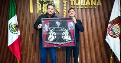 Ismael Burgue�o con Jos� 'Chapul�n' Salas