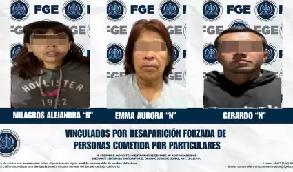 Vinculados a proceso y prisi�n preventiva por desaparici�n forzada en Tijuana