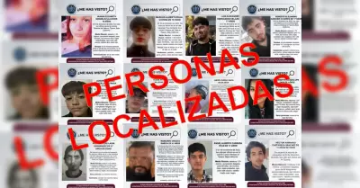 Localizadas personas reportadas como desaparecidas