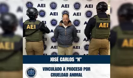 Detenido por el delito de crueldad animal