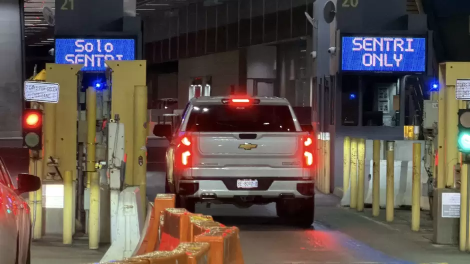 Sentri cruce fronterizo