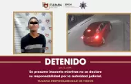 Asegura Polic�a Municipal de Tijuana a presunto responsable de robo de veh�culo en agencia de autos
