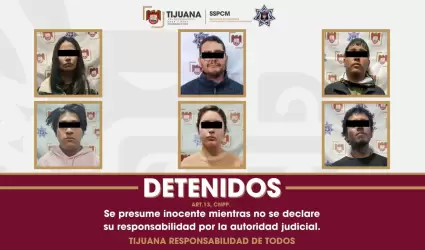 Personas armadas detenidas en distintos puntos de la ciudad