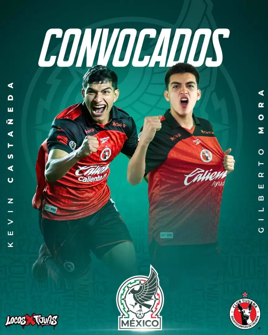 Kevin Casta�eda y Gil Mora convocados con Selecci�n Mexicana