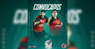 Kevin Casta�eda y Gil Mora convocados con Selecci�n Mexicana