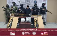 Aseguran arsenal, droga y veh�culo con reporte de robo durante operativo "San Quint�n Seguro"; un hombre fue detenido