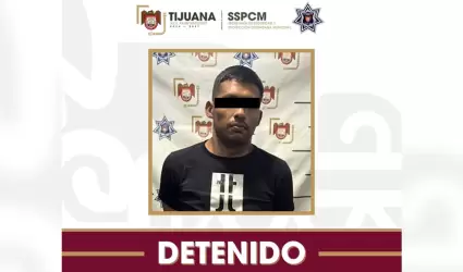 Presunto responsable de robo con violencia en la colonia La Esmeralda