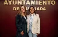 Toma Claudia Agat�n protesta a Guadalupe Salazar como nueva Tesorera Municipal