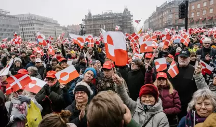 Manifestaci�n en Dinamarca