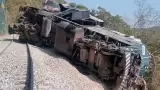 Descarrilamiento del Tren Interoce�nico, que une el Pac�fico con el Golfo de M�x
