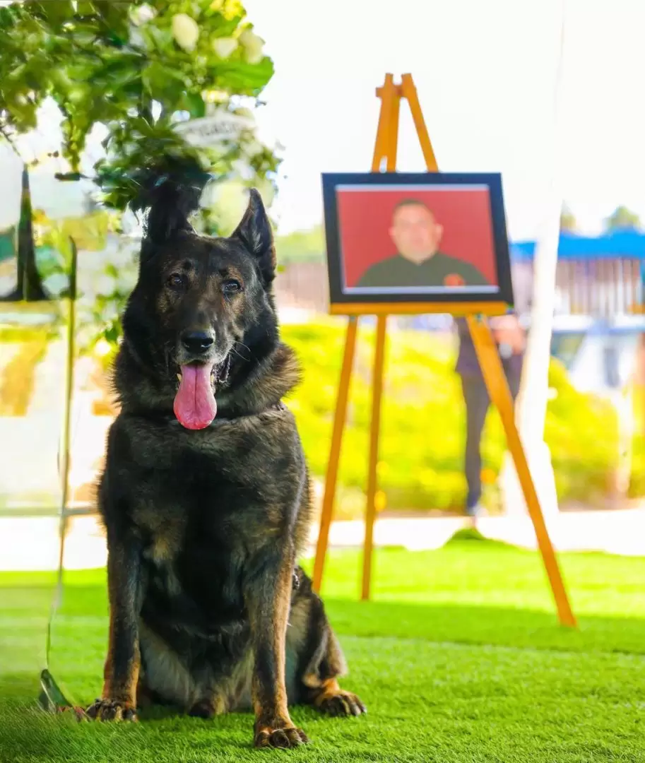 Honras f�nebres en memoria del subcomandante operativo de la AEI en Ensenada, Israel Ortiz Castillo