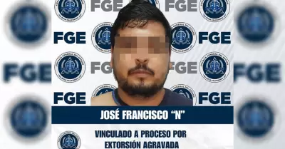 En prisi�n preventiva por extorsi�n agravada