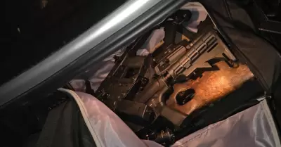 Armas decomisadas en BC