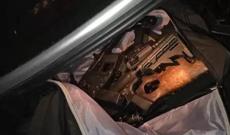 Armas decomisadas en BC