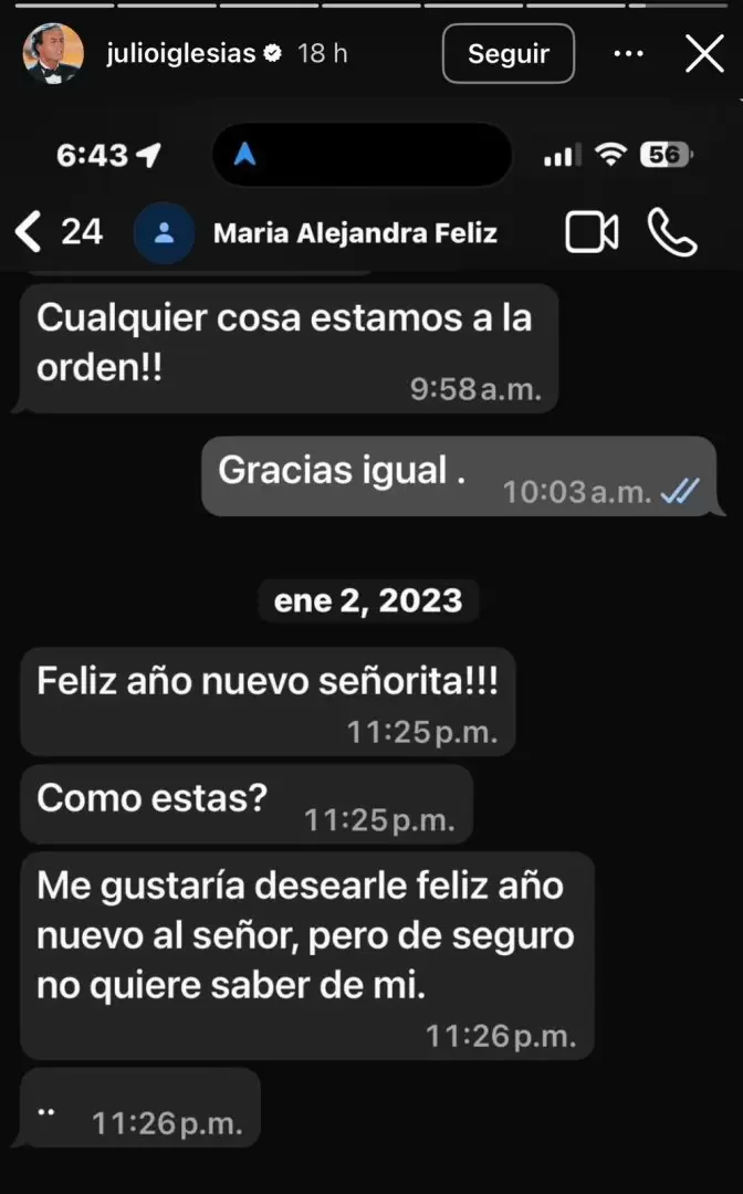 Julio Iglesias publica conversaciones con sus exempleadas