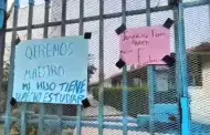 Padres mantienen cerrada, en protesta, la Telesecundaria 39, por falta de maestros