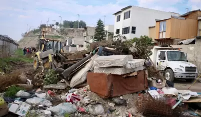 Recolecci�n de basura y escombro